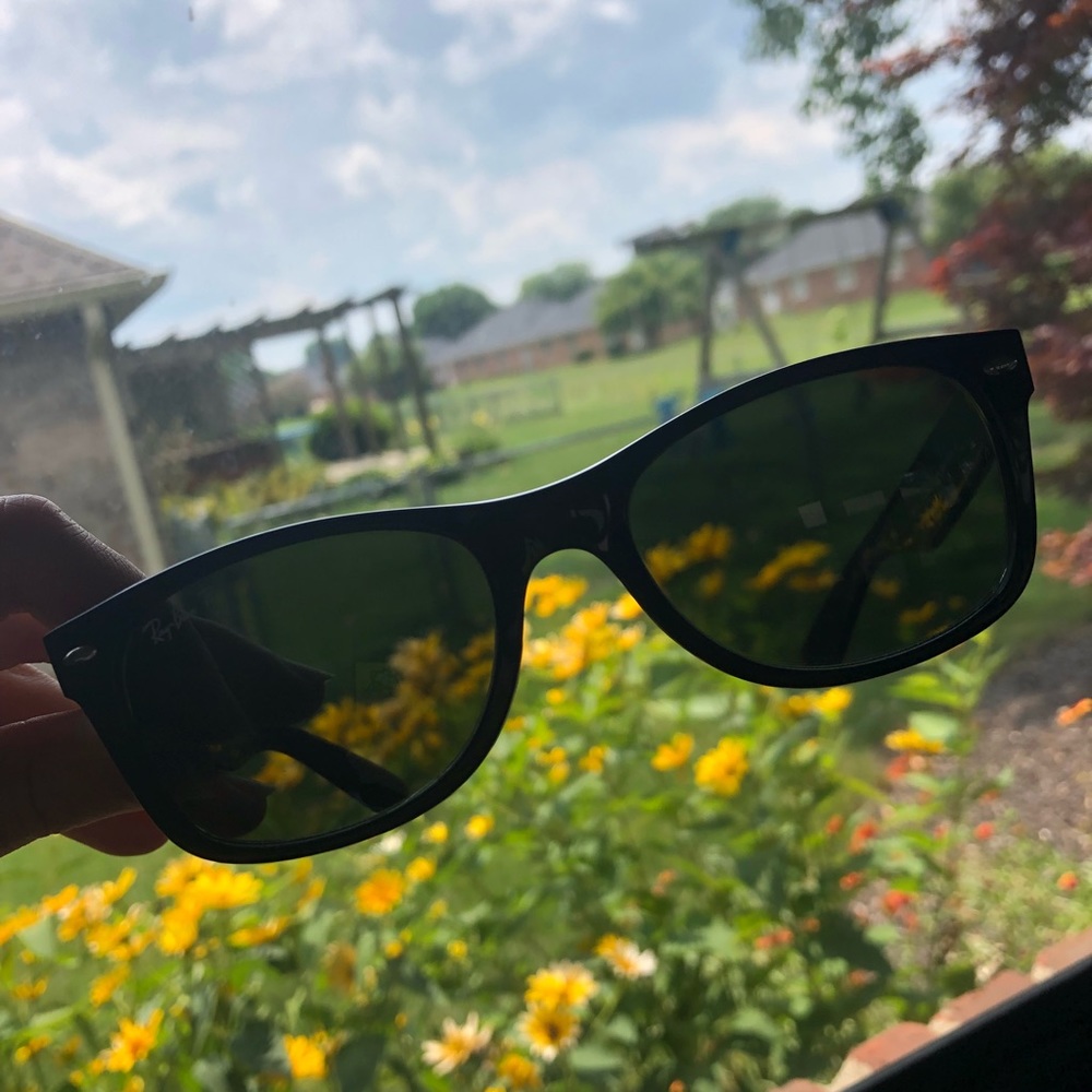 Ray ban polarized new wayfarer sunglasses!!